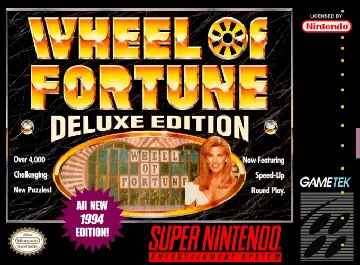 Wheel of Fortune - Deluxe Edition (USA) box cover front